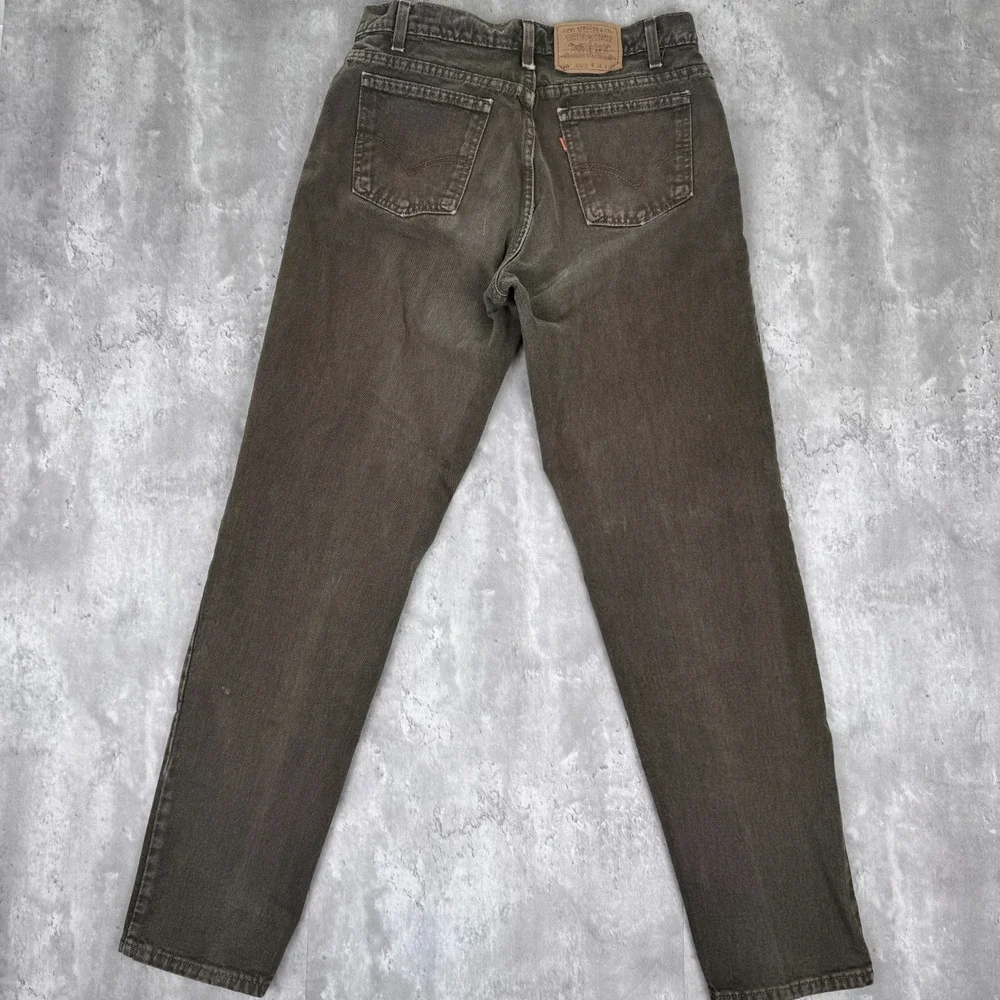 Vintage Levis 550 Jeans Mens 34x34 Green Relaxed‎ Fit Denim Fade USA Baggy 90s